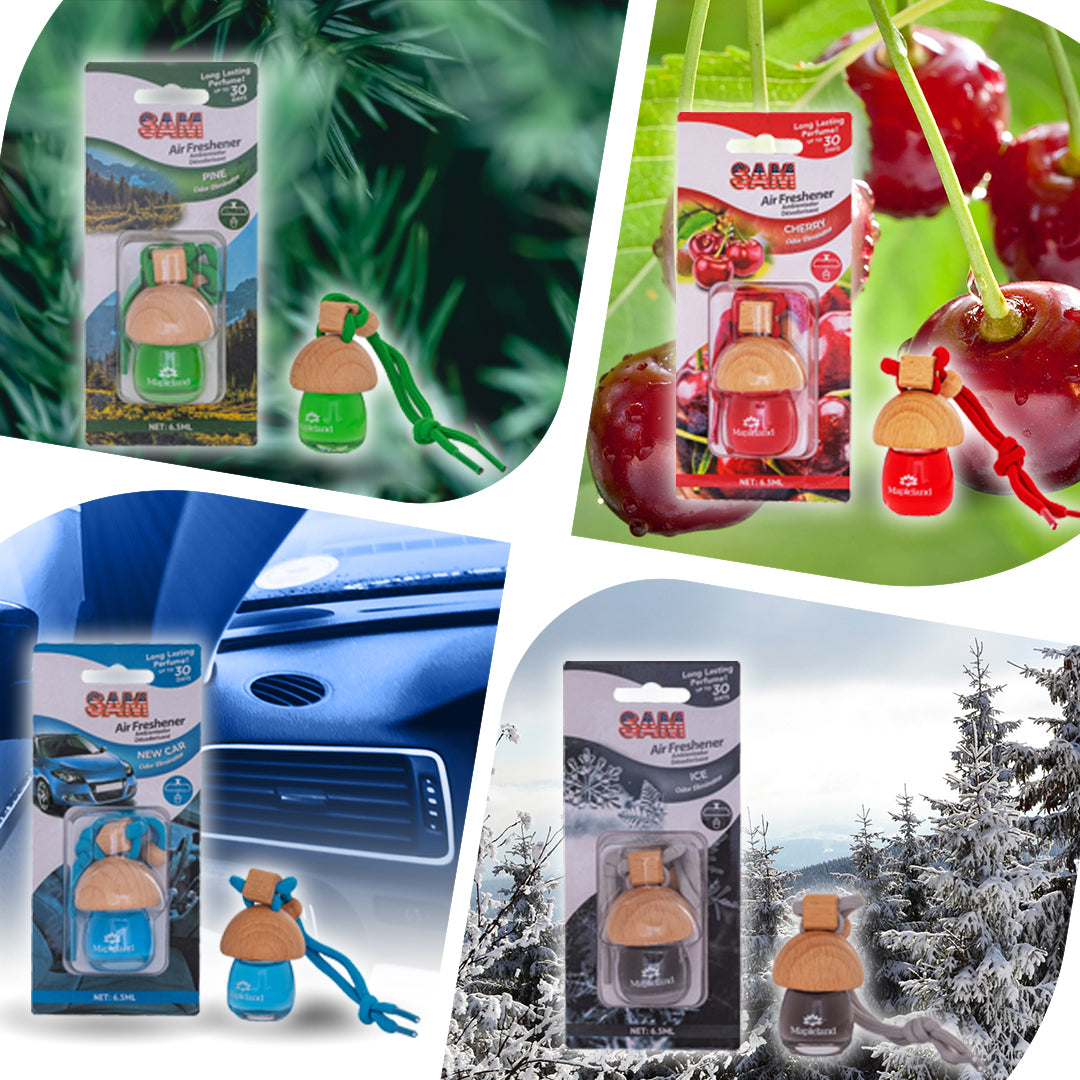 Sam Natural Wood Air Freshener