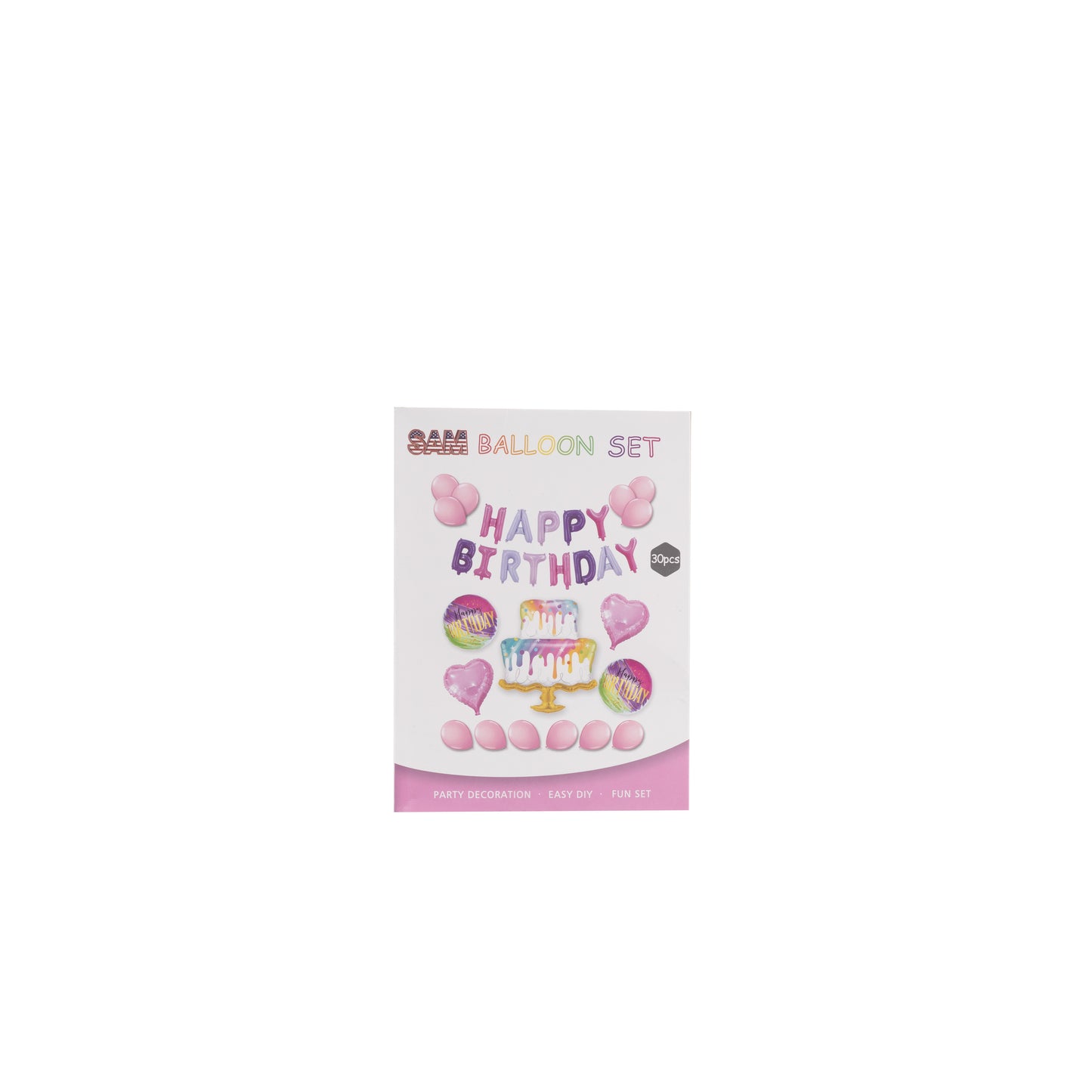 HAPPY BIRTHDAY BALLOON SET (30PCS)