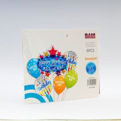 HAPPY BIRTHDAY BALLOON SET (6PCS)