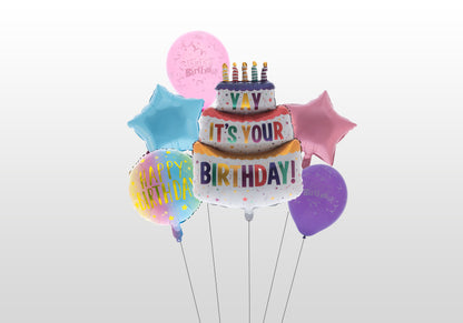 HAPPY BIRTHDAY BALLOON SET (6PCS)