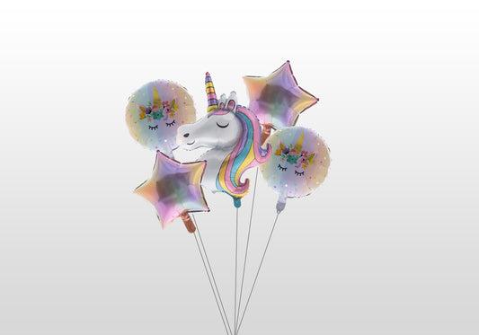 UNICORN BALLON SET (5PCS)