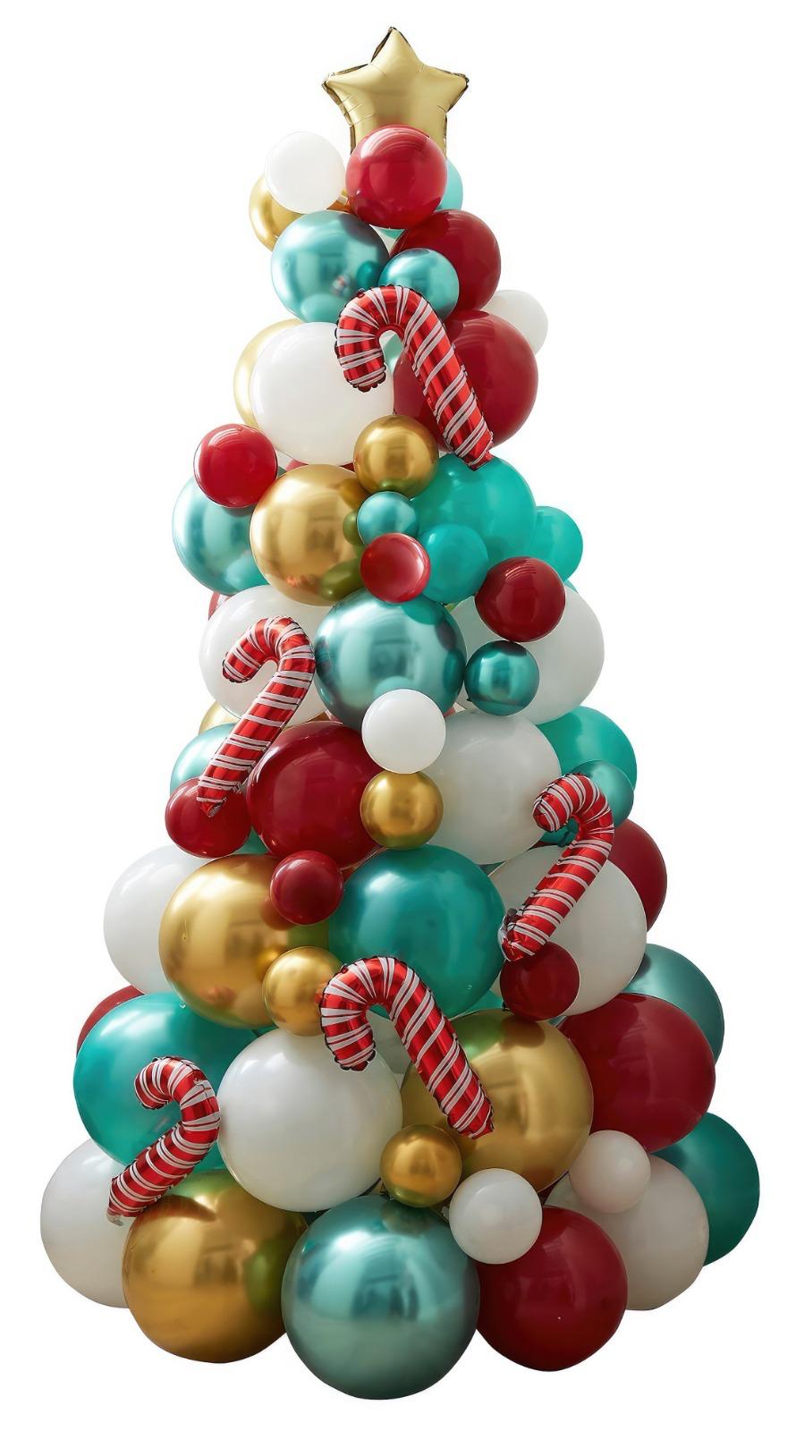 CHRISTMAS TREE BALLON SET (114PCS)